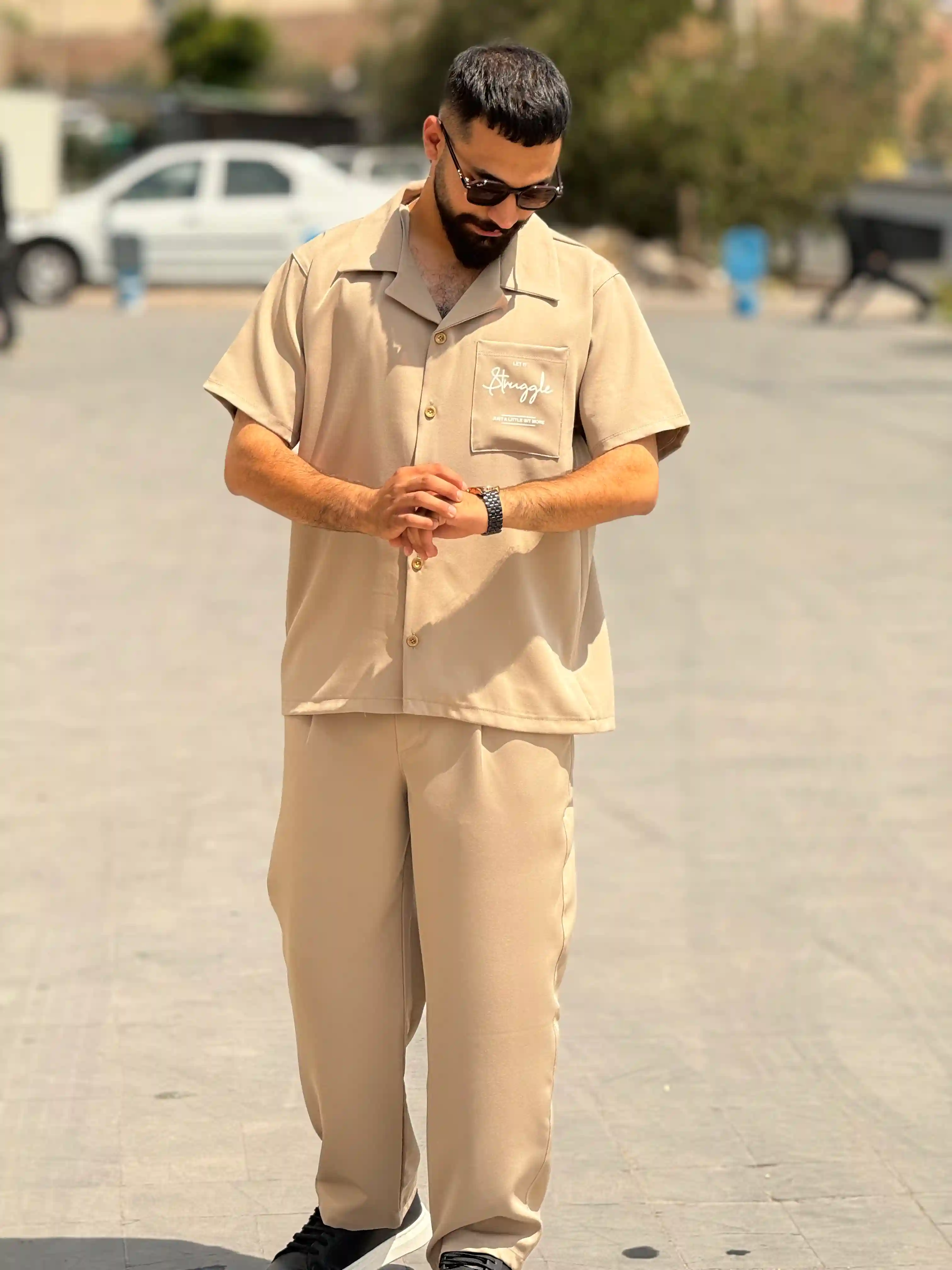 ست پارچه مازراتی تک جیب