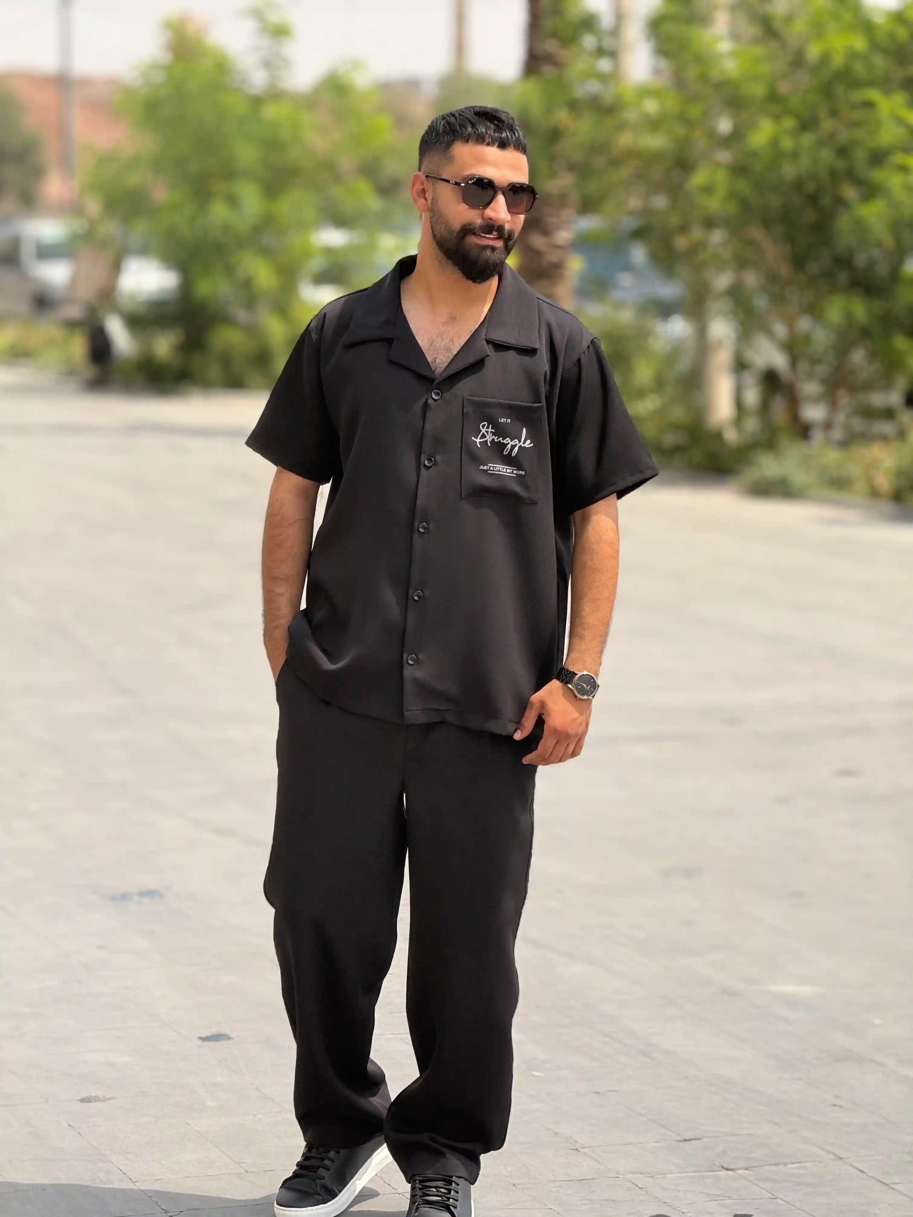 ست پارچه مازراتی تک جیب